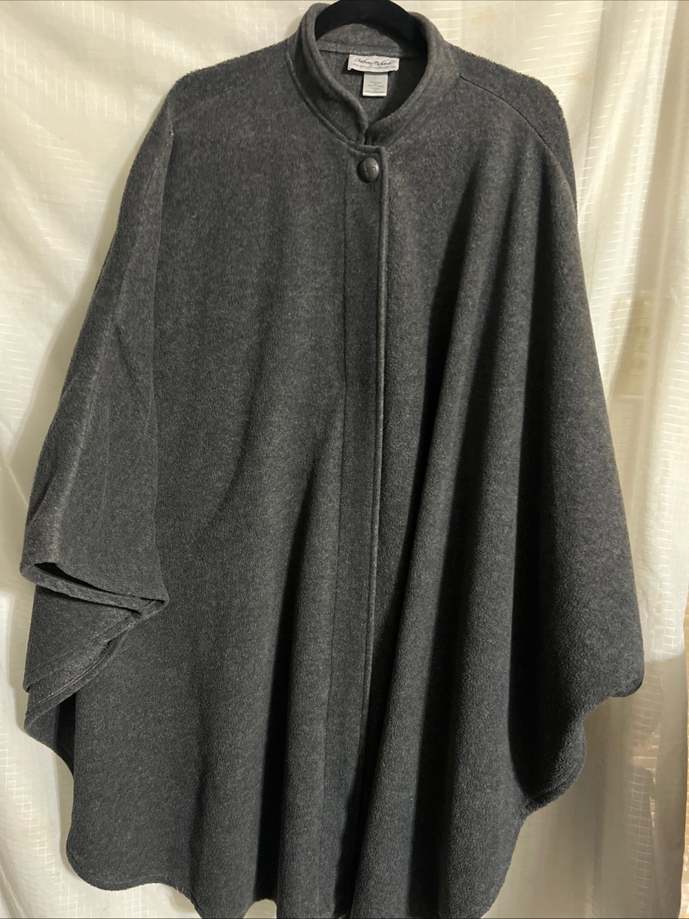 Anthony Richards Charcoal Gray Cape Coat